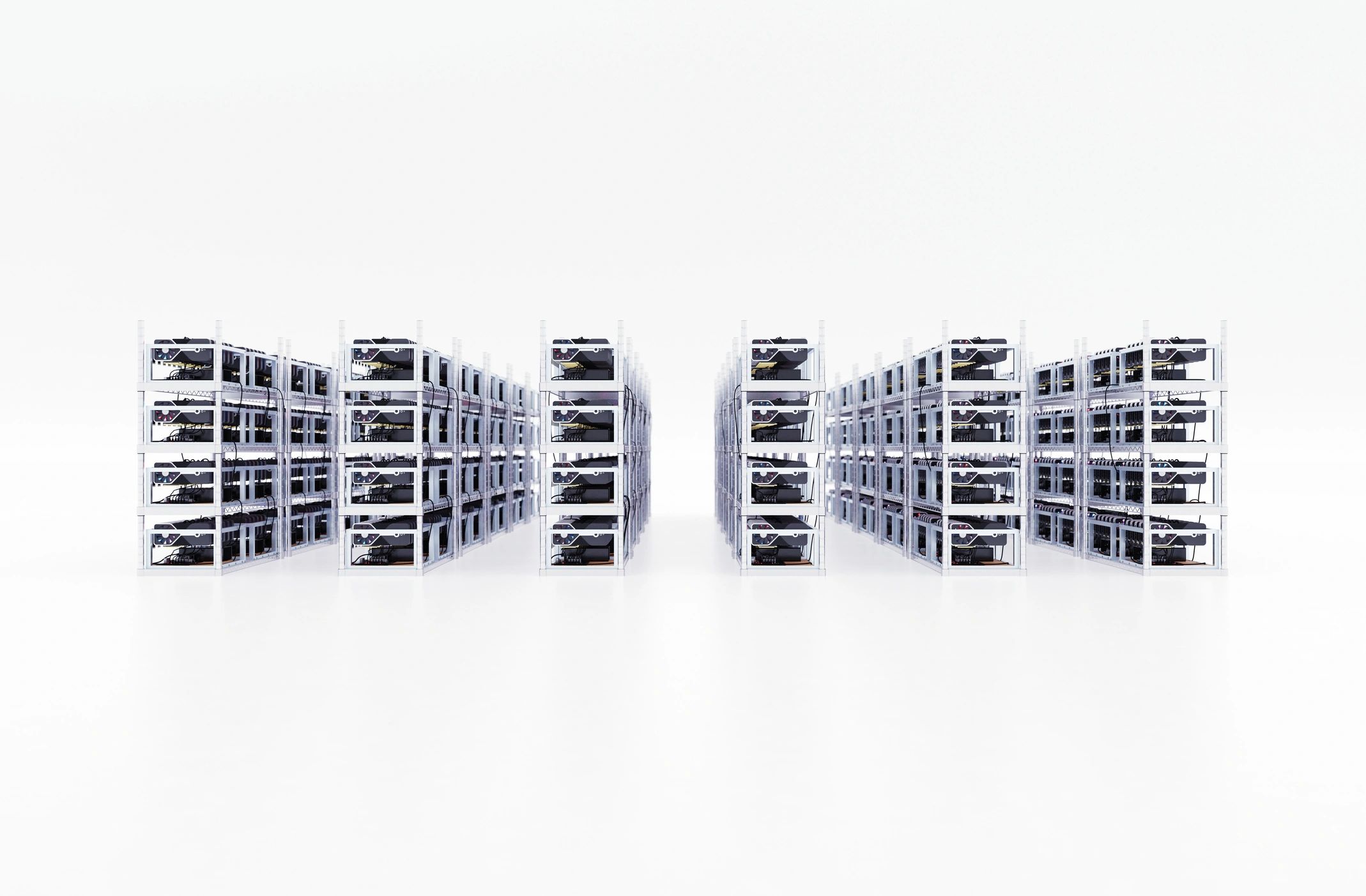 Data center racks representing enterprise-grade infrastructure and security